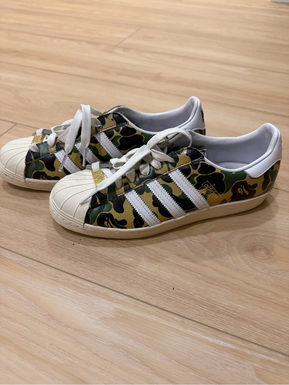 Adidas Superstar BAPE camo sneakers - Picture 1 of 14